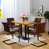 2 4 6x Faux Leather Dining Chairs Padded Seat High Back Kitchen Breakfast Chair