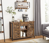 Large Industrial Cabinet Rustic Metal Sideboard Hall Console Table Vintage Shelf