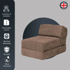 Jumbo Cord Z Bed Single Size Fold Out Chairbed Sofa Seat Foam Guest Futon Chair