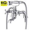 Chrome Traditional Bath Filler Shower Mixer Tap with Handset Bathroom Taps