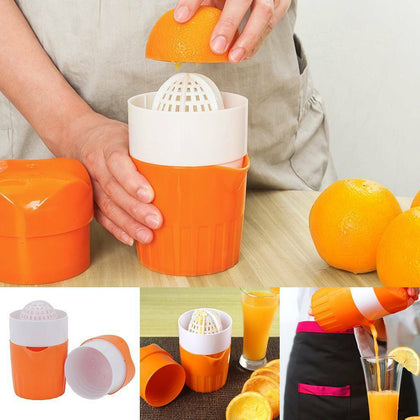 Plastic Manual Hand Juicer Juice press Maker Orange Lemon Fruit Squeezer Machine