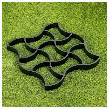 Irregular Shape DIY Garden Path Maker Concrete Pavement Mold Road Cement Mould