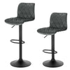 2/4/6 x Breakfast Bar Stools Bar Chairs for Kitchen with Velvet Swivel Gas