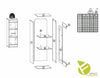 White High Gloss Wall Display Cabinet Glass Door LED Lights Unit Fever New
