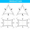HEAVY DUTY SUN SHADE SAIL GARDEN PATIO AWNING CANOPY 98% UV BLOCK WATERPROOF UK