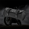 For Motorcycle Tool Roll Tool Bag LEATHER Handlebar Bag Chopper Black NEW UK NEW