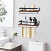 2PCS Industrial Vintage Chic Retro Wall Shelf Unit Storage Display Long Shelving