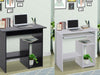 White Black Wooden Computer Desk Laptop PC Table Shelves Small Workstation