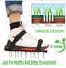 29 x13cm Spikes Pair Lawn Garden Grass Aerator Aerating Sandals Shoes Durable UK