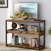 Industrial Style Console Table Storage Unit Shelf Bookcase Hallway Living Room