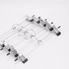 30X Metal Clip Coat Hangers Clothes Closet Pant Trousers Skirt Non-slip Rack