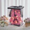 Artificial Rose Flower Dog With LED String Boxed Birthday Wedding Valentine Gift