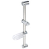 Adjustable Chrome Shower Slider Riser Rail Bar Kit Set Modern Head &Hose Holder