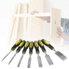 7 Pcs/Set Durable Wood Carving Chisel Wood Work Tools Chisels Carpenter Bag Case