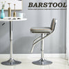2X Rattan PU Bar Stools Breakfast Bar Chair Kitchen Stool Swivel Barstool