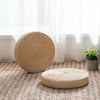 Round Tatami Cushion Chair Seat Mat Natural Straw Weave Pillow Floor Yog