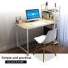 H-shaped Corner Computer Desk Workstation PC Table Home Office Study Furniture