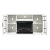Fireplace TV Stand for TVs up to With Electric Fireplace Insert Cupboard Unit
