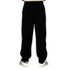 CHEF TROUSERS PLAIN BLACK CHEF PANTS UNIFORM UNISEX ELASTICATED WORK KITCHEN UK