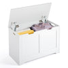 Mondeer White Storage Chest w/ Lid Large Capacity Multi-Purpose Organiser White