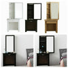 Wood Dressing Table Makeup Dresser Desk W/ Sliding Mirror Storage Shelf Cabinet