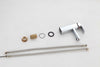 Modern Bathroom Basin Sink Tap Monobloc Mixer Taps Waterfall Chrome Brass Faucet