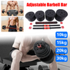 20Kg/30kg Adjustable Dumbbell Set Barbell Pair Free Weights Gym Body Building UK