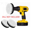 1/2 PCS 5" Electric Drill Brush Attachment for Cleaning Carpet Leather Tub