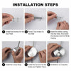 Wall Mount Reading Light Flexible Gooseneck 3W LED Sconce Lamp Bedroom Decor UK
