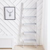 Leaning Ladder Shelving Unit 5Tier Display Bookshelf Bookcase Wall Shelf Storage