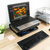 Computer Monitor Stand Screen Riser Desktop PC Desk Printer Laptop iMac TV Black