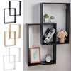Floating Wall Cube Shelves Set of Cross Cubes Hanging Storages Display Shelving