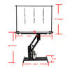 Extra Large Heavy Duty Hydraulic Dog Bath Grooming Table Station w/ H Bar & Arm