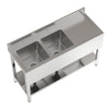 Stainless Steel Commercial Kitchen Sink Catering Sink Single Double Bowl Drainer