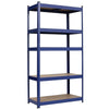Storage Racking 5 Tier Shelving Boltless Shelves Garage Large Capacity 200KG