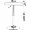 Bar Table Breakfast Swivel Height Adjustable Square Bar Table for Kitchen new