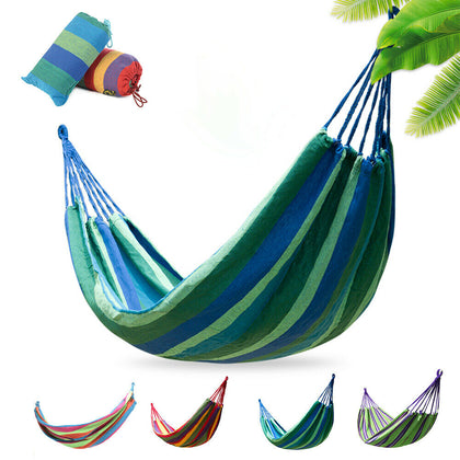 Garden Camping Single Double Hammock Lightweight Hang Bed Outdoor Travel Portabl