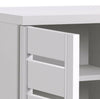 2 Door Shoe Storage Cabinet Footwear Stand Rack Unit Cupboard Sideboard White