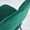 2 4 6 Dining Chairs Velvet Padded Seat Metal Legs Kitchen Dining Room