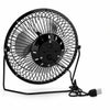6" Protable Mini USB Desk Fan Small Personal Cooler USB Powered Metal Office Fan
