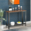 Console Table, Industrial Vintage Hallway End Table With Adjustable Mesh Shelf