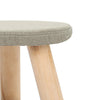 Small Stool Footstool Table Side Kid Stool Bench Chair Padded Top Wooden Legs