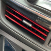 10x Auto Car Accessories Air Conditioner Outlet Decoration Strip Universal RED