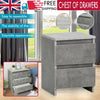 Modern Chest of Drawers 2 Bedside Table Cabinet Nightstand Bedroom Wardrobe UK