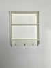 White Floating Shelves Wall Mounted Storage Shelf for Bathroom Kitchen Display