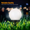 Large Jumbo Outdoor Garden White LED Ball Solar Light Lamp Giant Globe Post UK