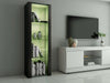 High Gloss Fronts and Matt Body Cabinet Display Sideboard Cupboard RGB LED Unit