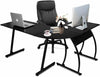 Corner Table L shaped for Computer Desk PC Laptop Home Office Workstation Black