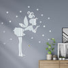 Walplus Wall Sticker Tinker Bell Girl Mirror Art Living Room Home Decorations