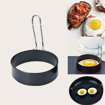 Durable Stainless Steel Frying Pan Fried Egg Cooking Ring Mould Shaper Mold